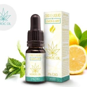 E-liquide CBD Citron et Menthe 300mg - Nordic Oil