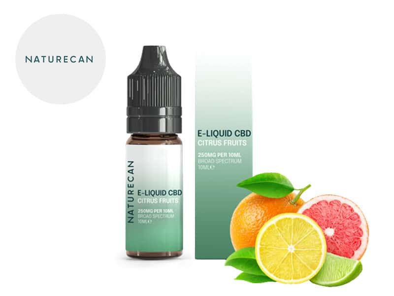 E-liquide CBD Agrumes 250mg - Naturecan