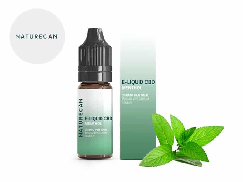 E-liquide CBD Menthol 250mg - Naturecan