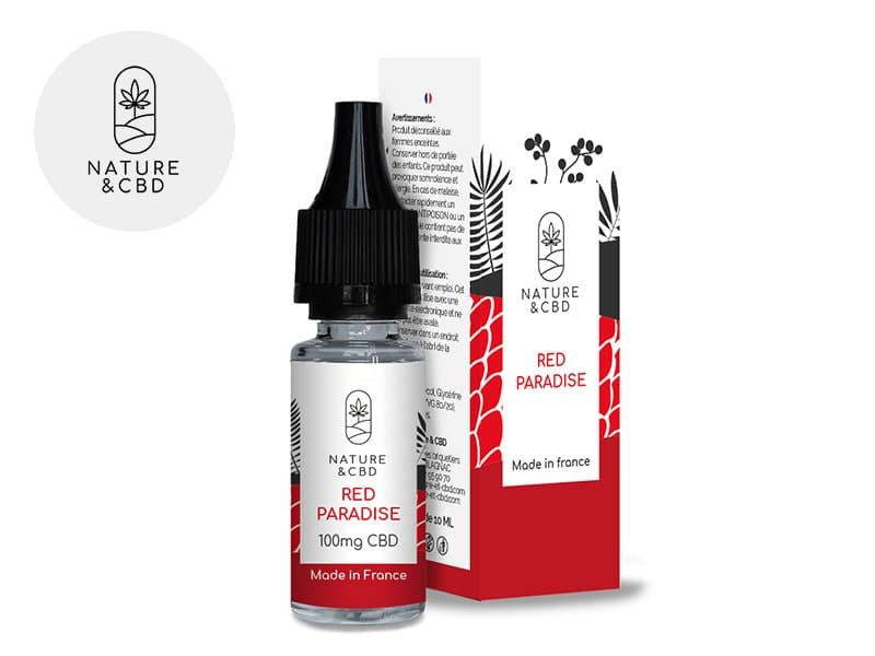 E-liquide CBD Red Paradise 300mg - Nature et CBD