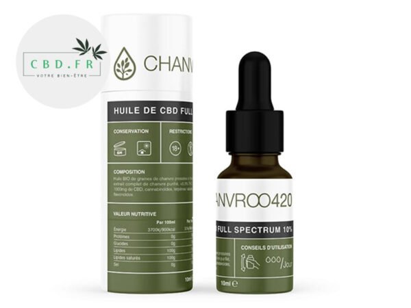 Huile CBD 10% bio - Chanvroo420