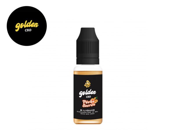 E-liquide CBD Pêche Sucrée 200mg - Golden CBD