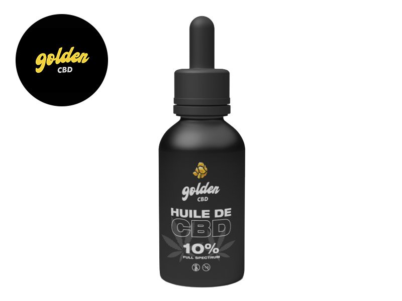 Huile CBD 10% bio - Golden CBD