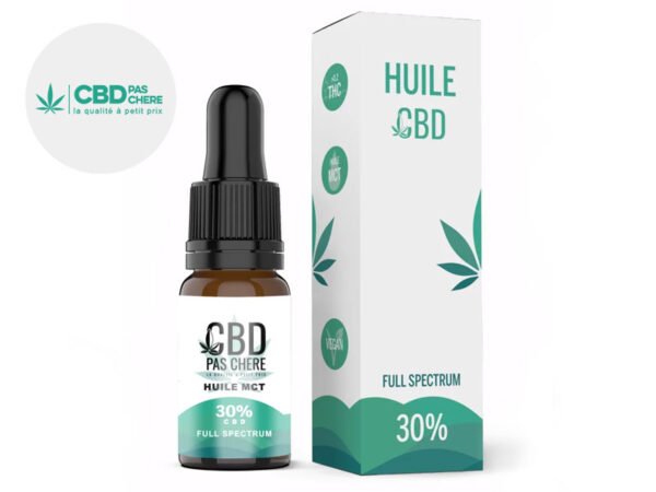 Huile CBD 30% bio - CBD Pas Chère