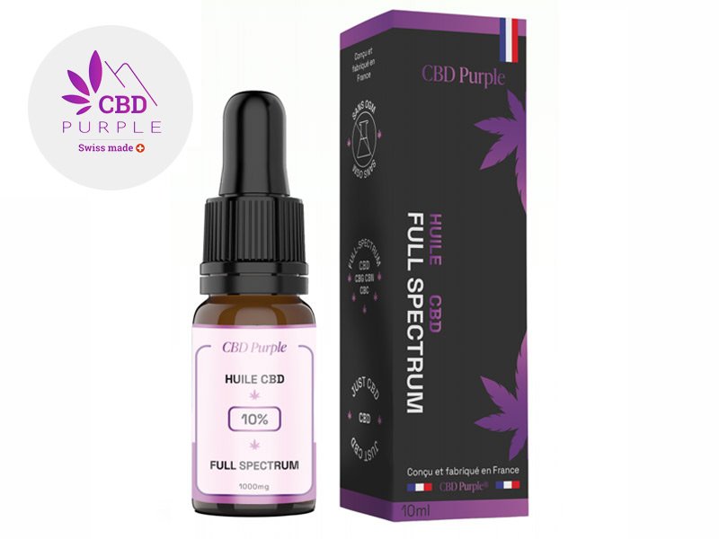 Huile CBD 10% bio - CBD Purple