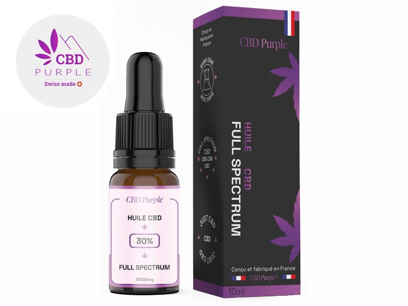 Huile CBD 30% bio - CBD Purple