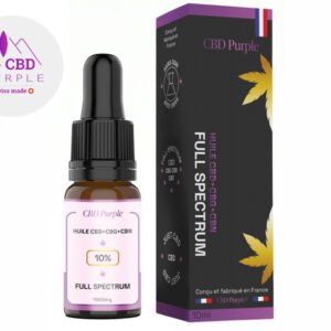 Huile CBD+CBG+CBN 10% bio - CBD Purple