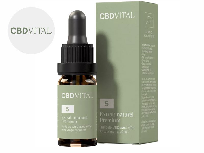 Huile CBD 5% bio - CBD VITAL