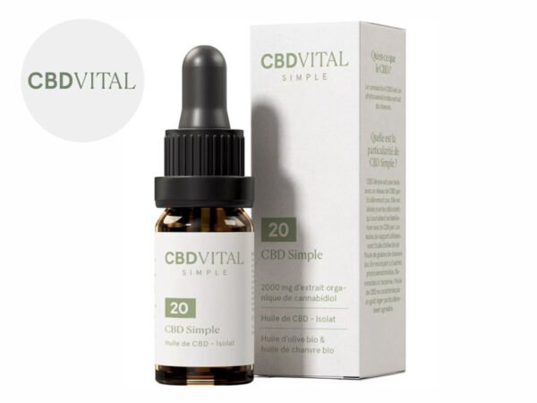 Huile CBD 20% bio - CBD VITAL