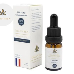 Huile MCT CBD 10% bio (Coco) - Chanvrea