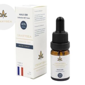 Huile MCT CBD 40% bio (Coco) - Chanvrea
