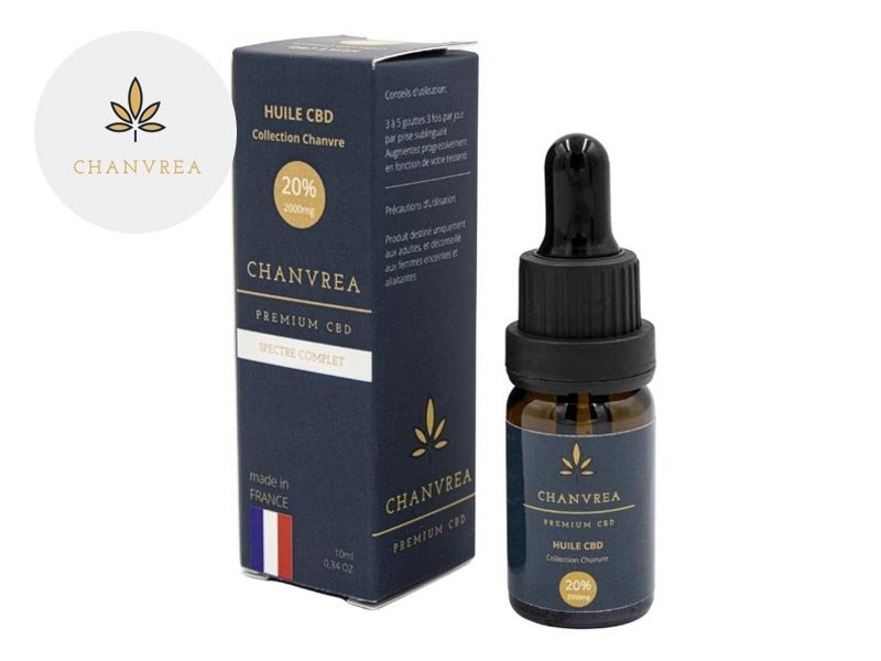 Huile CBD 20% bio - Chanvrea