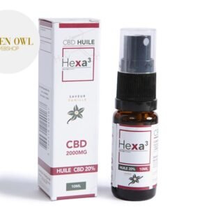 Huile MCT CBD 20% bio (Vanille) - Hexacube
