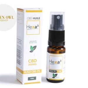 Huile MCT CBD 3% bio (Menthe) - Hexacube