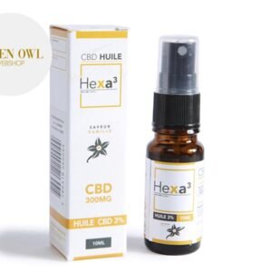 Huile MCT CBD 3% bio (Vanille) - Hexacube