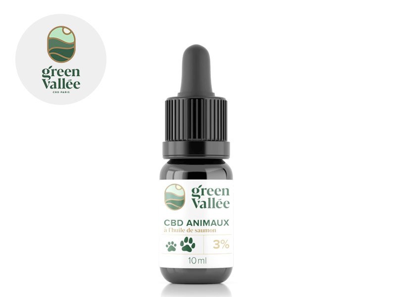 Huile CBD pour Animaux 3% - Green Vallée