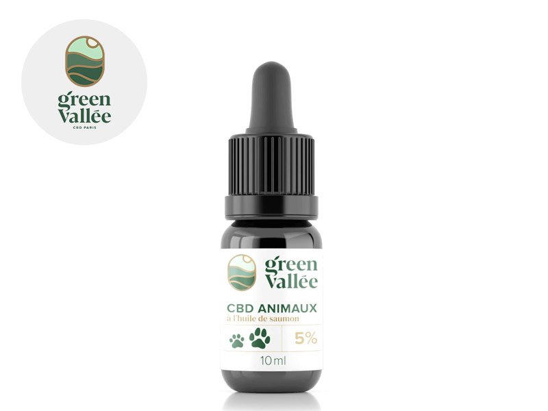 Huile CBD pour Animaux 5% - Green Vallée