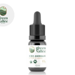 Huile CBD pour Animaux 1% - Green Vallée