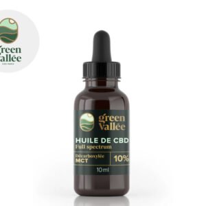 Huile MCT CBD 10% bio - Green Vallée