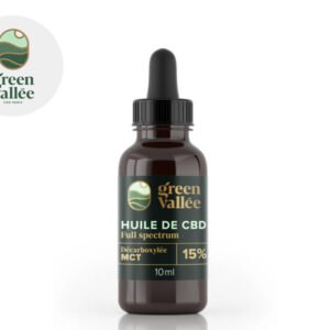 Huile MCT CBD 15% bio - Green Vallée