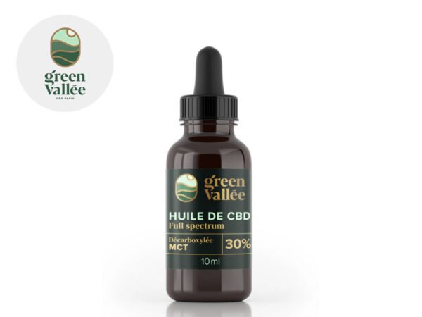 Huile MCT CBD 30% bio - Green Vallée