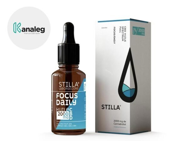 Huile CBD 20% bio (Romarin Cacao) - Stilla