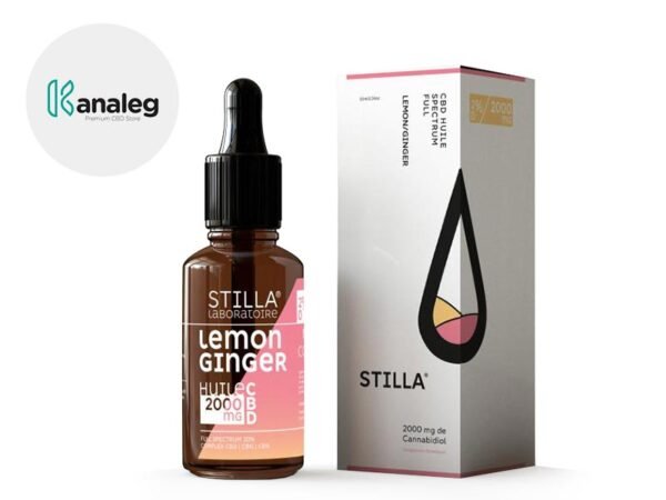 Huile CBD 20% bio (Citron Gingembre) - Stilla