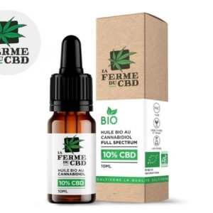 Huile CBD 10% bio - La Ferme du CBD