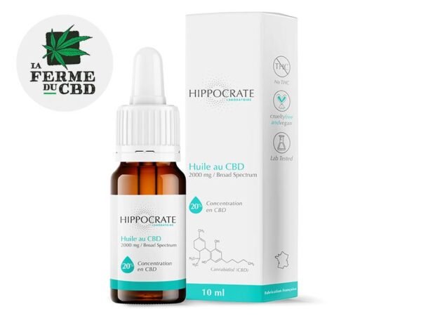 Huile CBD 20% - Hippocrate