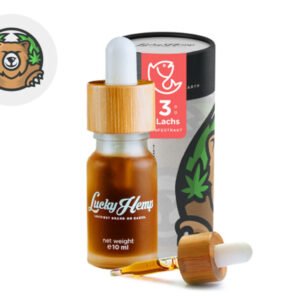 Huile CBD pour Chat 3% (Saumon) - Lucky Hemp