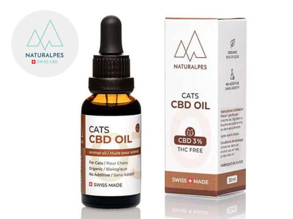 Huile CBD pour Chat 3% - Naturalpes