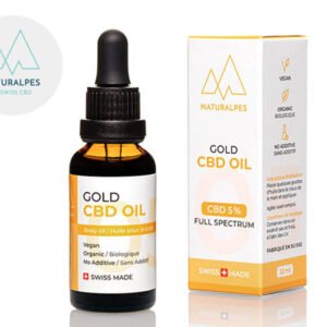 Huile CBD 5% bio Gold - Naturalpes