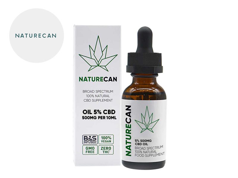 Huile MCT CBD 5% bio - Naturecan