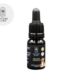 Huile CBD pour Animaux 5% - Nature et CBD