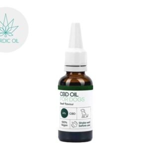 Huile CBD pour Chien 4% (Boeuf) - Nordic Oil