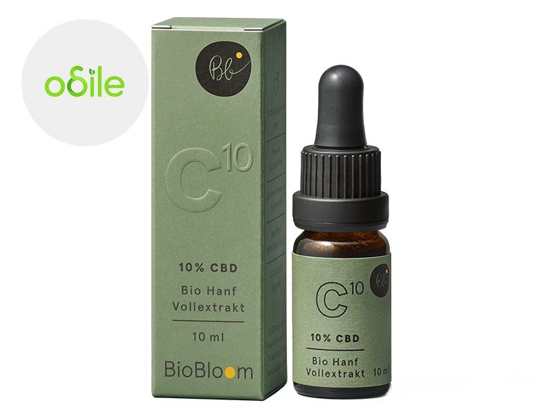 Huile CBD 10% bio - Odile Green