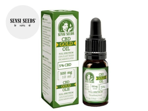 Huile CBD 5% bio (Gold) - Sensi Seeds