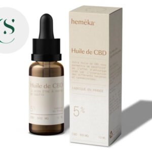 Huile CBD 5% bio - Hemēka