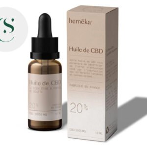 Huile CBD 20% bio - Hemēka