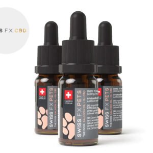 Pack 3 Huile CBD pour Chien 6% (Saumon) - SWISS FX