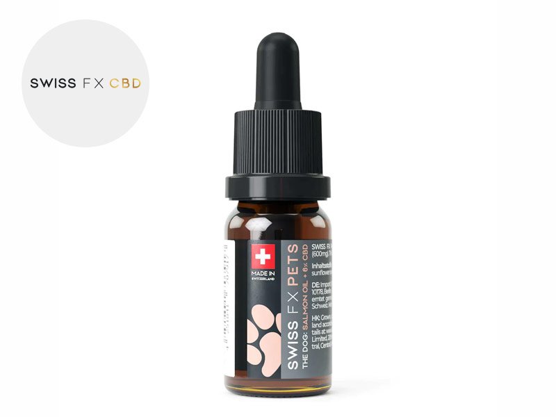 Huile CBD pour Chien 6% (Saumon) - SWISS FX