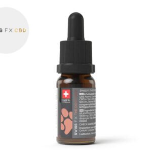 Huile CBD pour Chien 10% (Boeuf) - SWISS FX