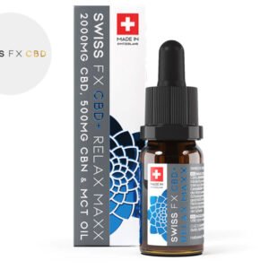 Huile CBD 20% CBN 5% Relax Maxx - SWISS FX