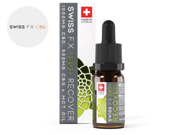 Huile CBD 10% CBG 5% Recover - SWISS FX