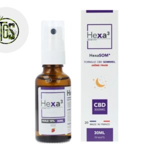 Huile Mélatonine CBD 10% bio - Hexa3