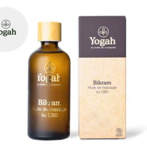 Huile de massage CBD bio Bikram Yogah