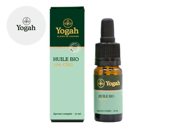 Huile CBD 10% bio - Yogah
