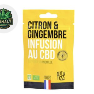 Infusion CBD Citron Gingembre - Tizz