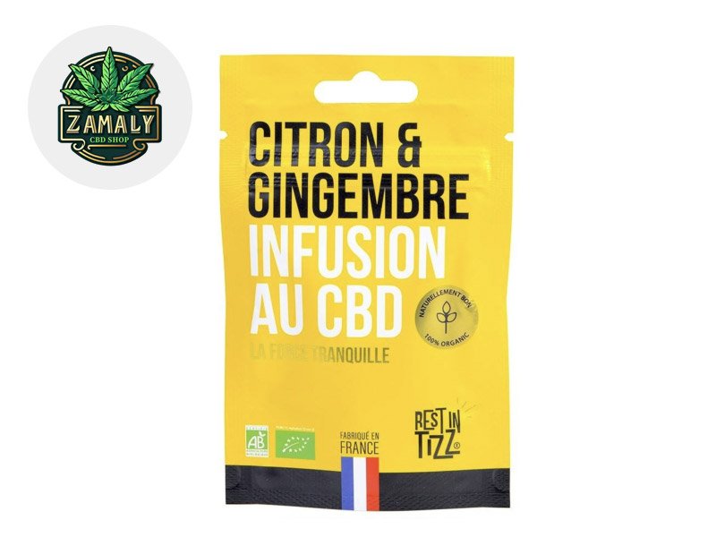 Infusion CBD Citron Gingembre - Tizz