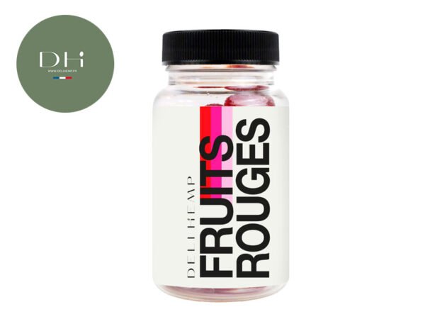 Bonbons Fruits Rouges Vegan CBD - Deli Hemp